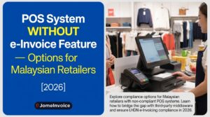 Three options for Malaysian retailers with POS system without e-invoice — manual portal, POS upgrade, middleware