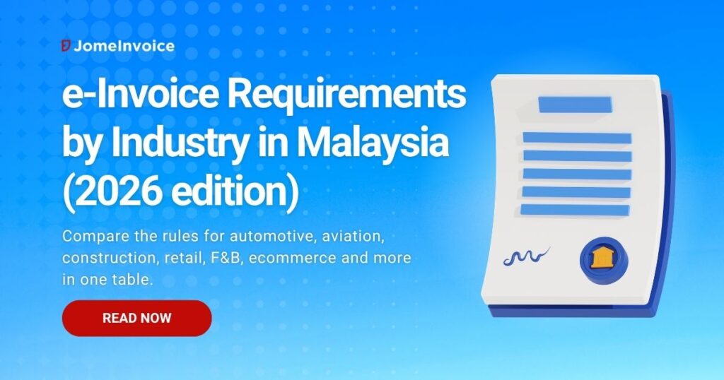 e invoice requirements by industry malaysia -