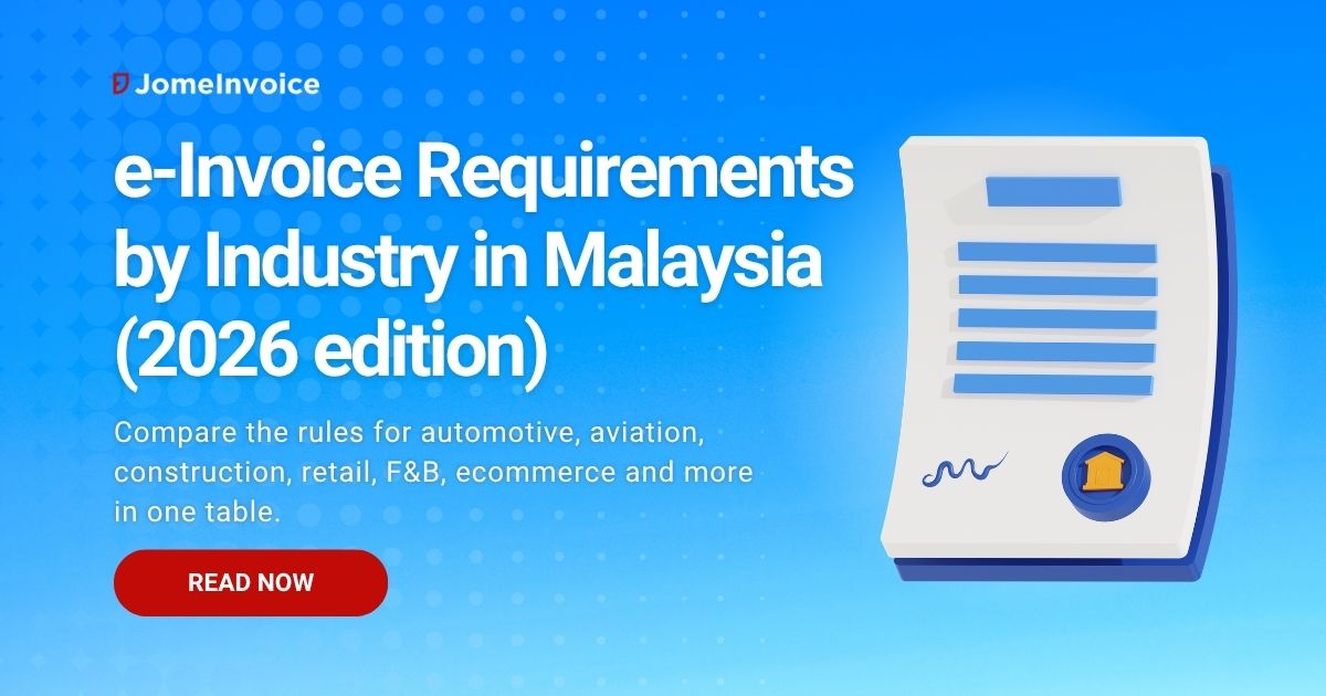 e invoice requirements by industry malaysia